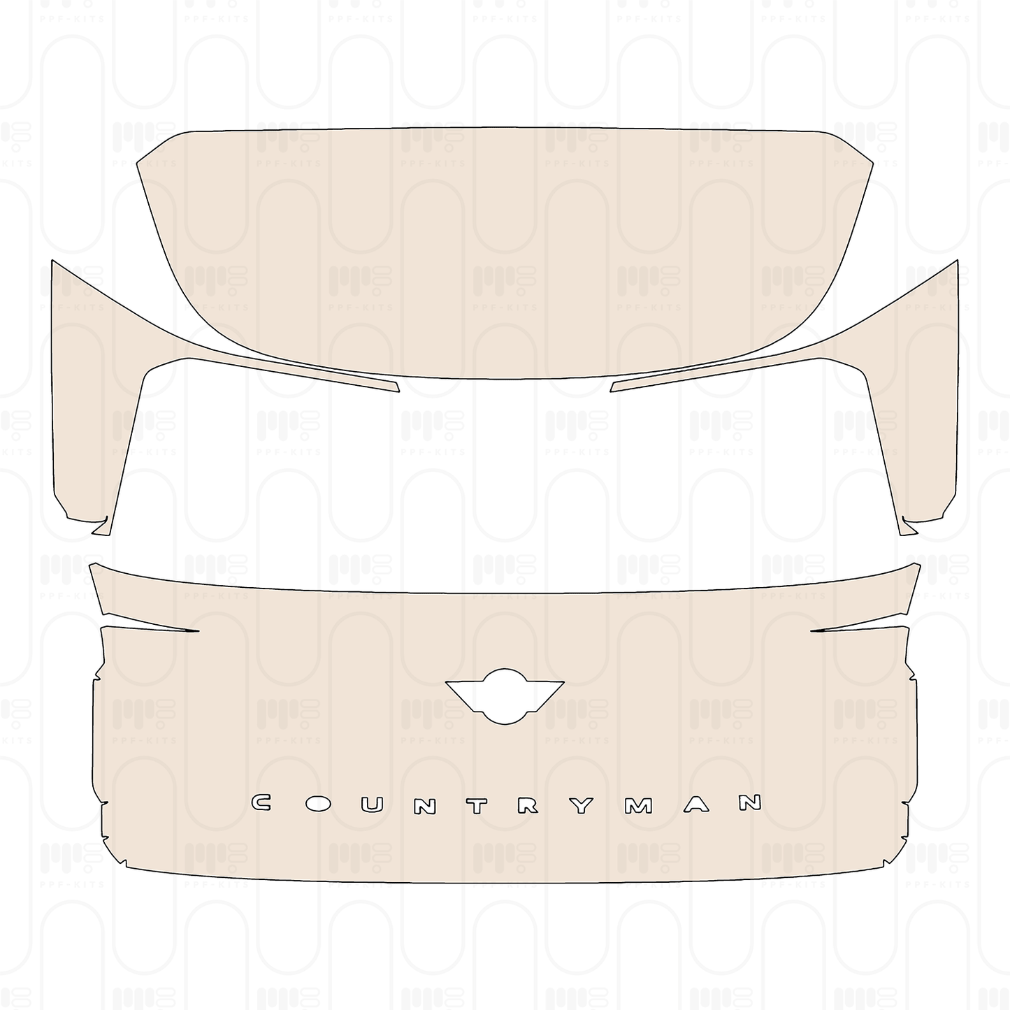 Pre-Cut PPF MINI Countryman C Classic 2024