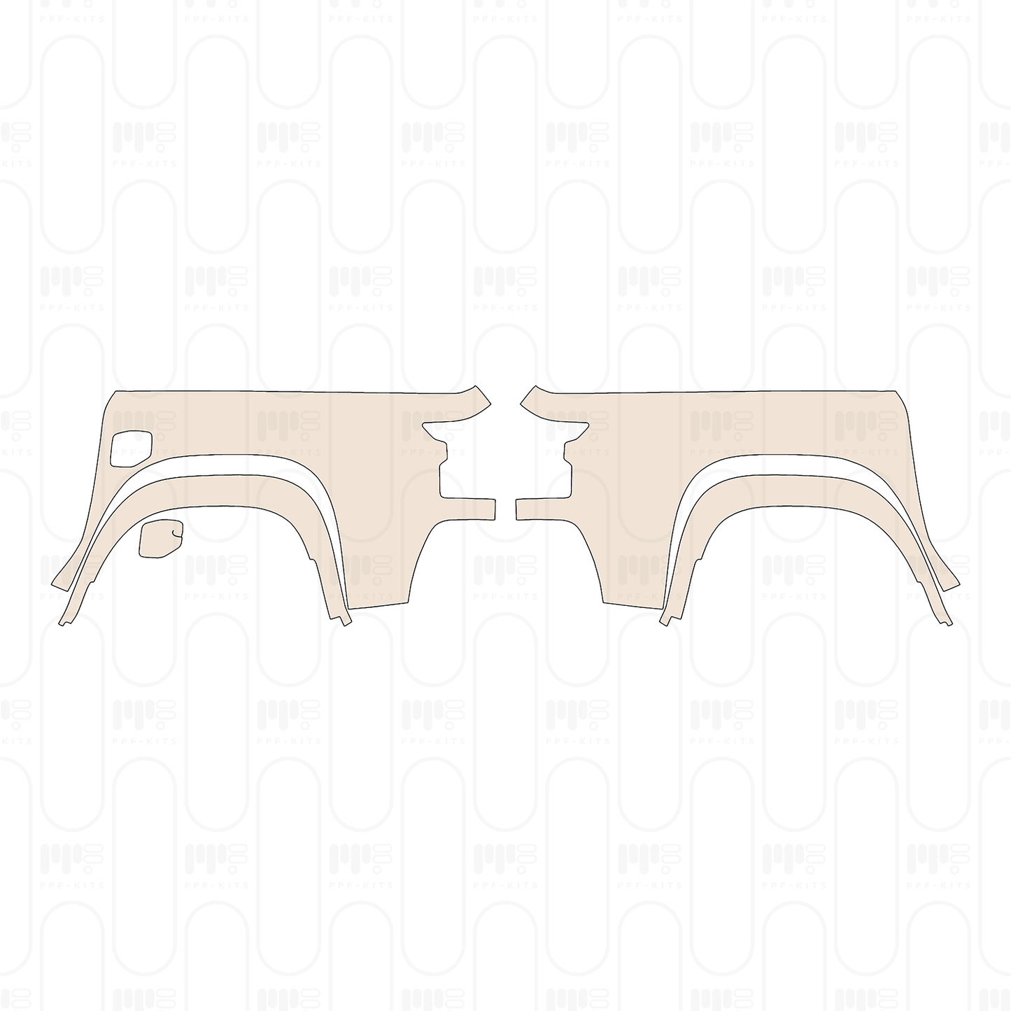 Pre-Cut PPF Nissan Frontier Crew Cab Pro-4X 2022