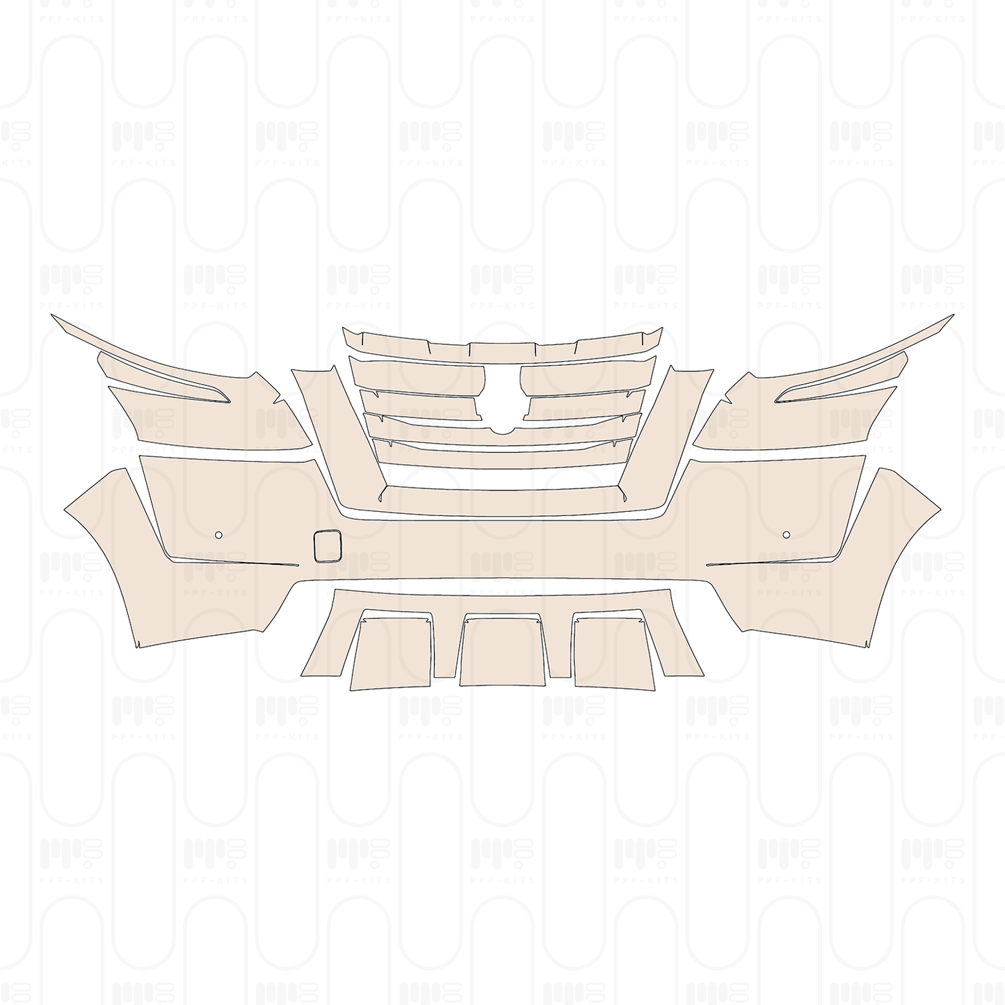 Pre-Cut PPF Nissan Pathfinder S 2023