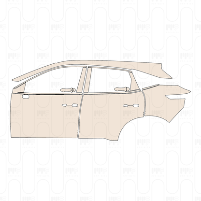 Pre-Cut PPF Nissan Qashqai (EU) N-Connecta 2022