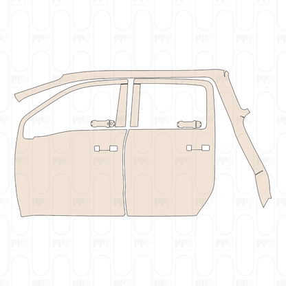 Pre-Cut PPF Nissan Titan Crew Cab Pro-4X 2022