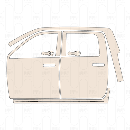 Pre-Cut PPF RAM Trucks 3500 Tradesman 2022