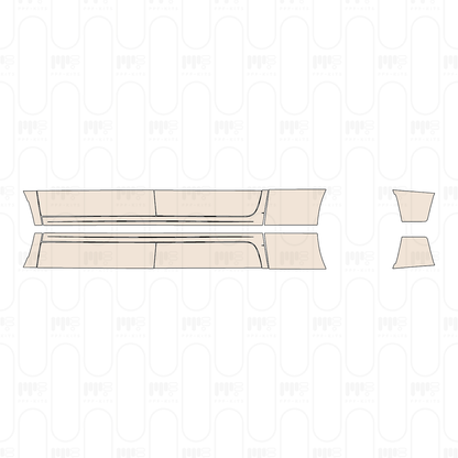 Pre-Cut PPF RAM Trucks 3500 Tradesman 2022