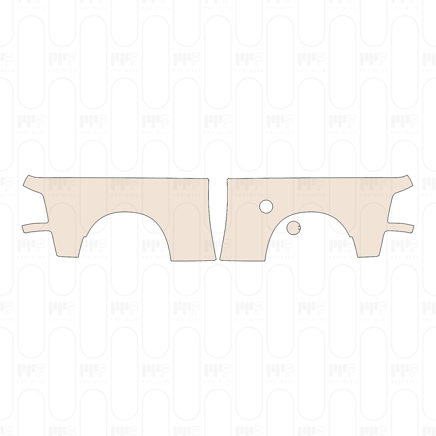 Pre-Cut PPF RAM Trucks 3500 Tradesman 2022