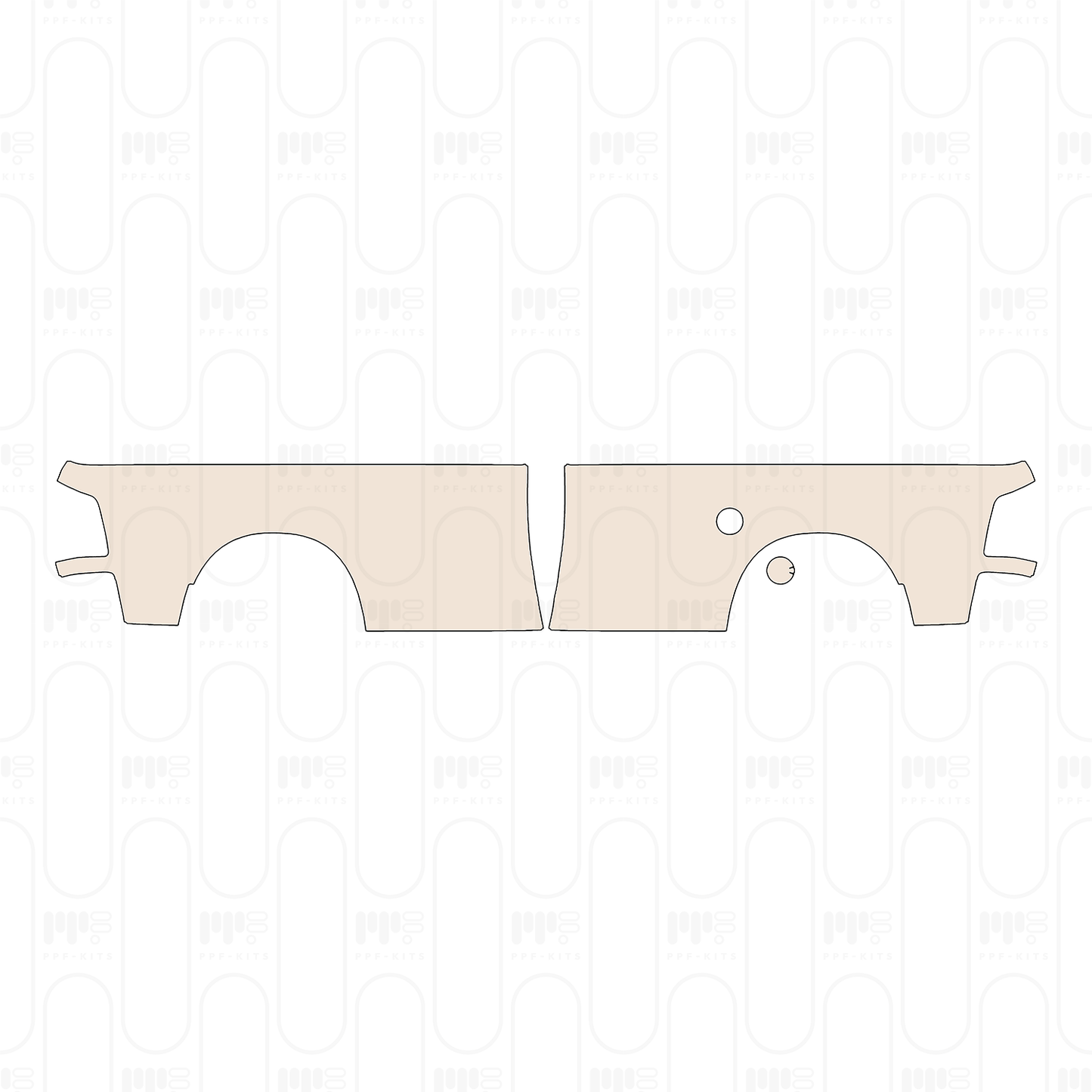Pre-Cut PPF RAM Trucks 3500 Tradesman 2022