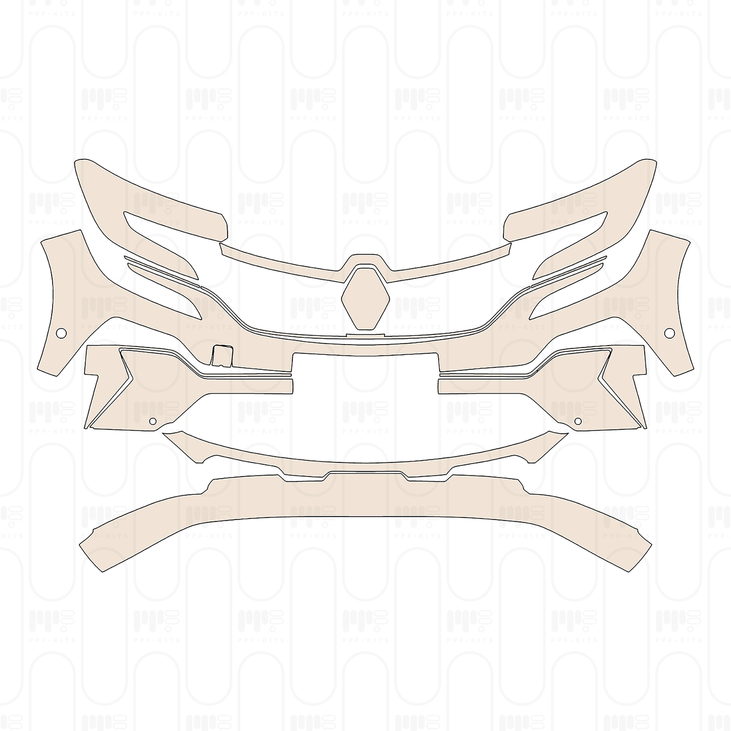 Pre-Cut PPF Renault Austral Techno Esprit Alpine 2023