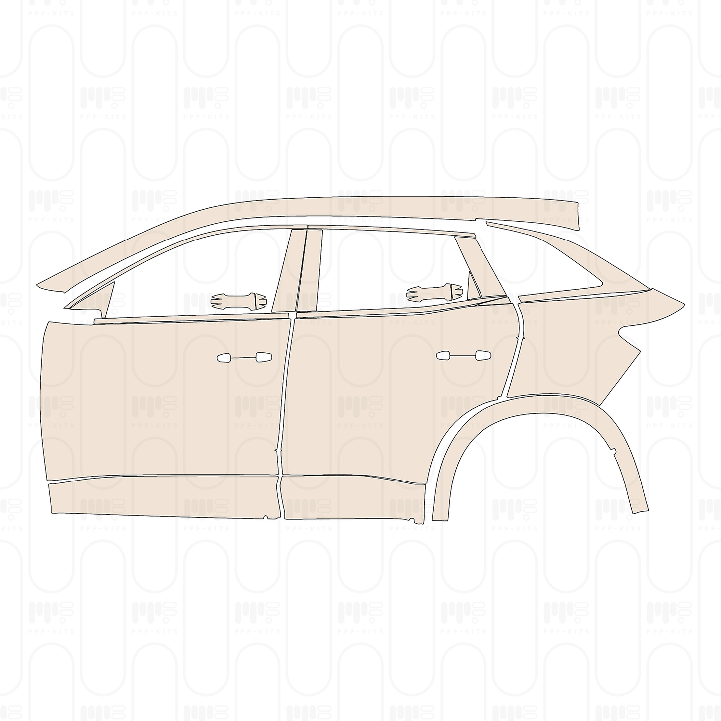 Pre-Cut PPF Renault Austral Techno 2023