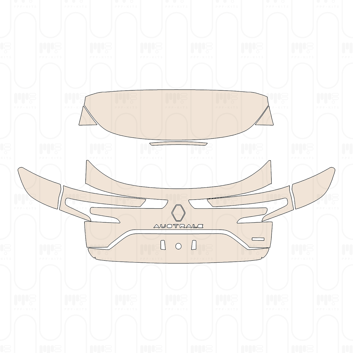Pre-Cut PPF Renault Austral Techno 2023