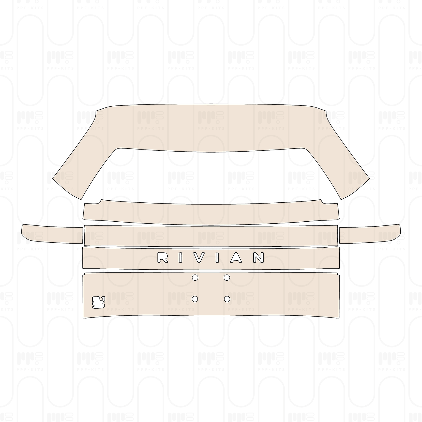 Pre-Cut PPF Rivian R1S 2023
