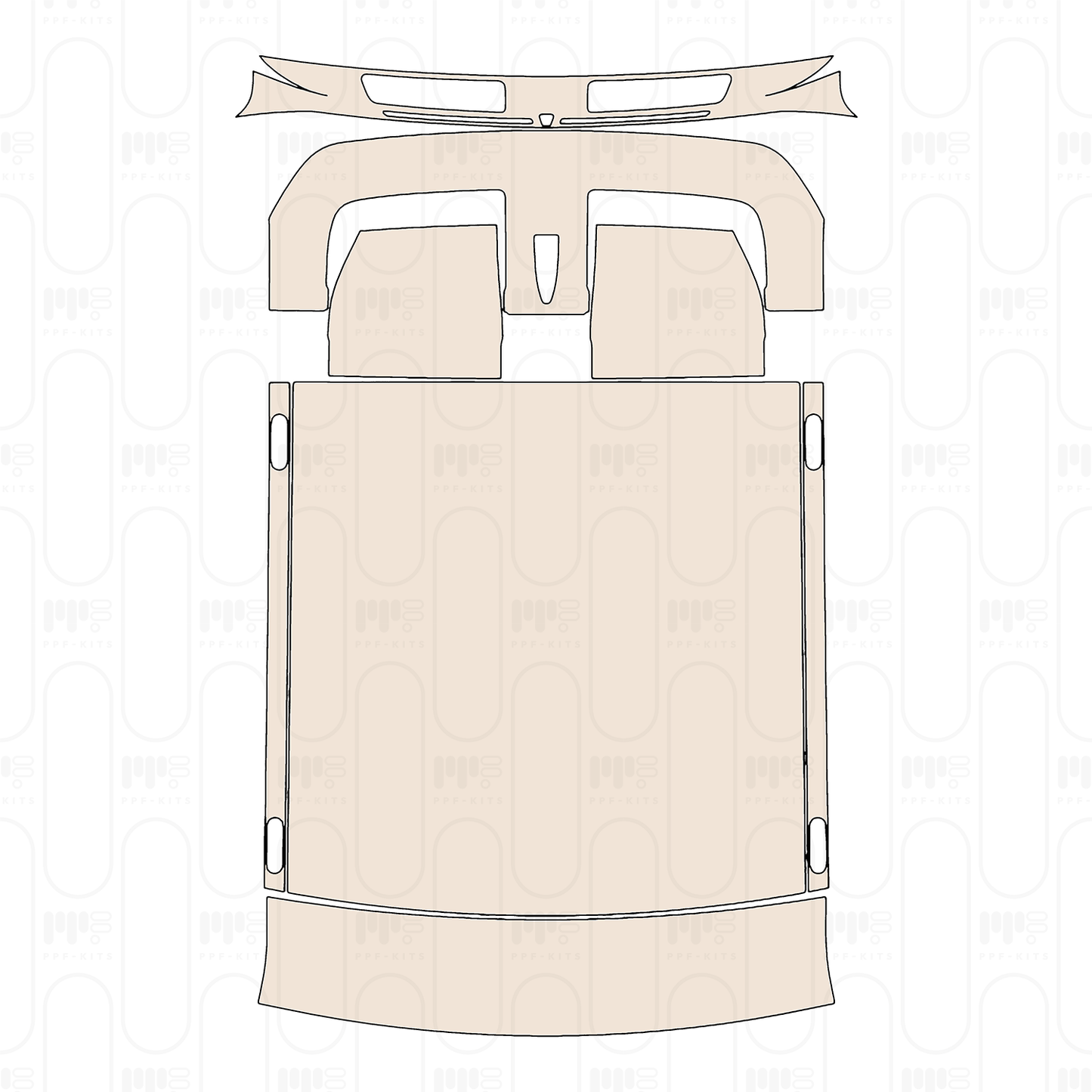 Pre-Cut PPF Rivian R1T 2023