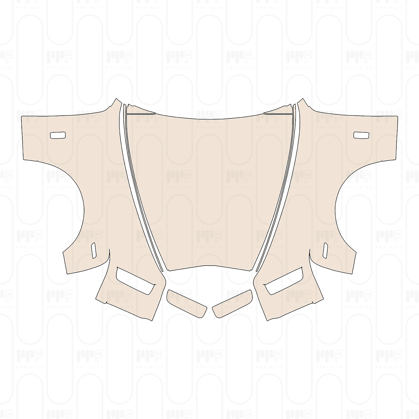Pre-Cut PPF Rolls-Royce Phantom Sedan Extended Wheelbase 2024