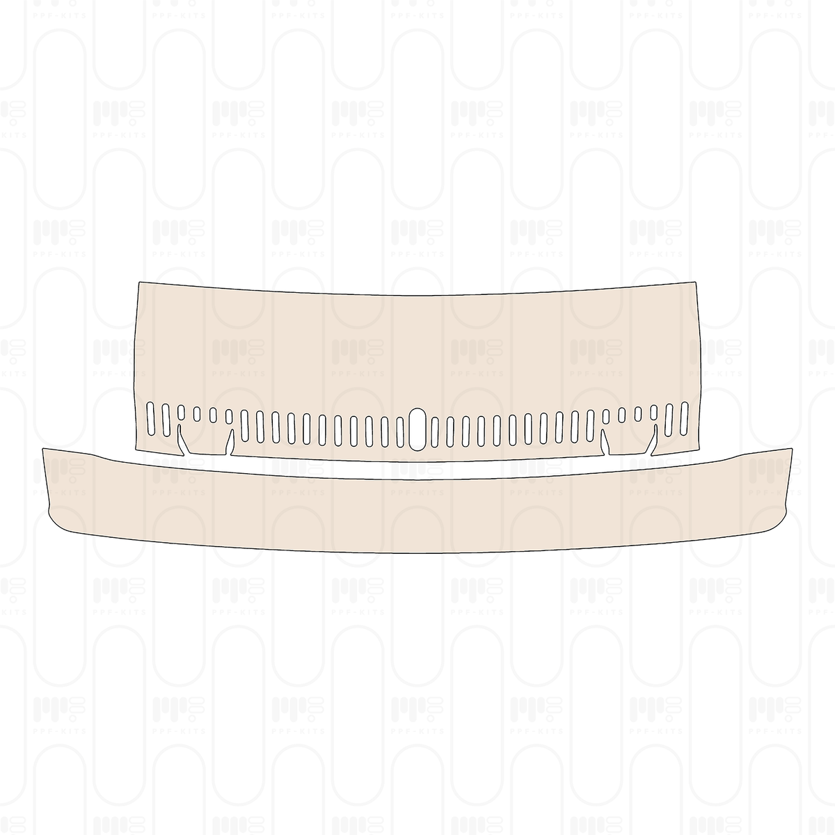 Pre-cut PPF pattern: Luggage Area - Rolls-Royce