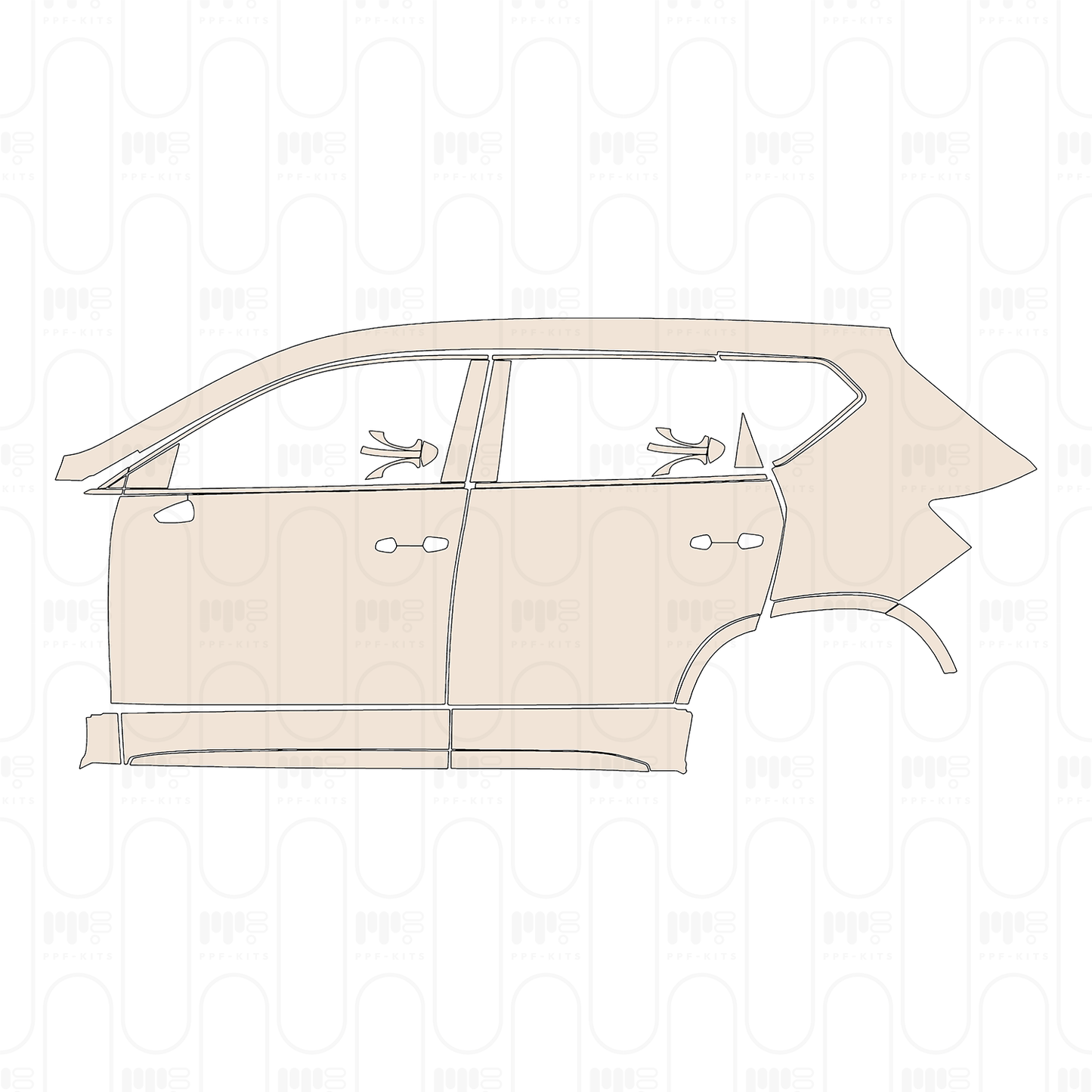 Pre-Cut PPF Seat Ateca FR 2023