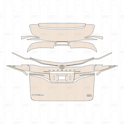 Pre-Cut PPF Toyota Alphard 2024