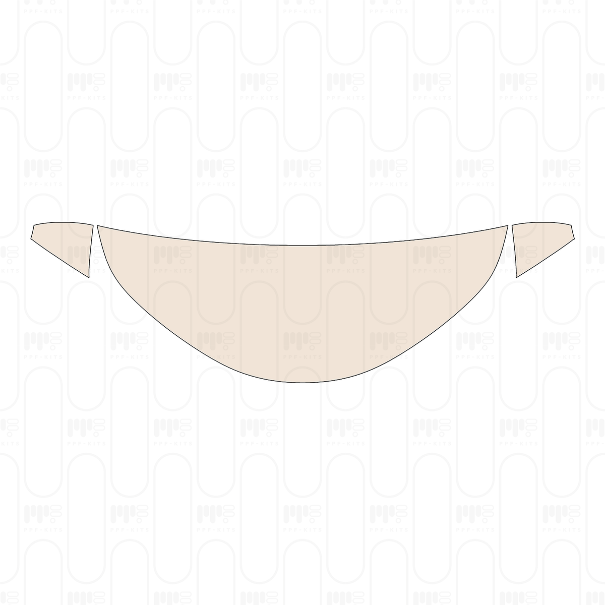 Pre-cut PPF pattern: Hood + Fender - Toyota