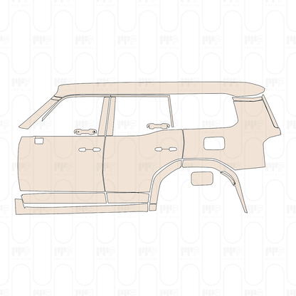 Pre-Cut PPF Toyota Prado Wild version 2025