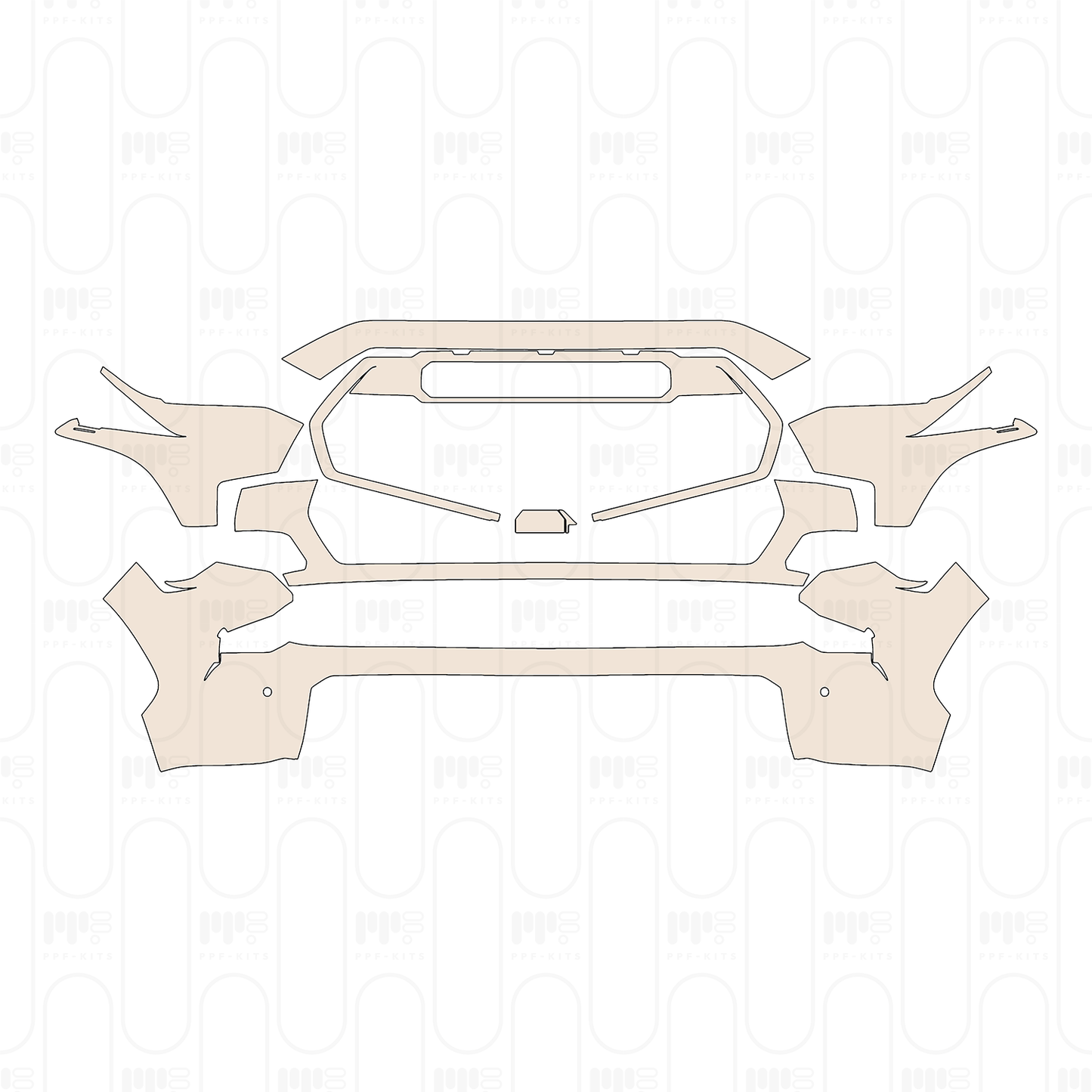 Pre-Cut PPF Toyota Sequoia TRD Pro 2023