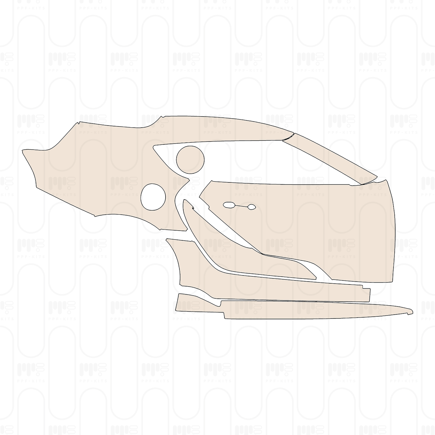 Pre-Cut PPF Toyota Supra 2023