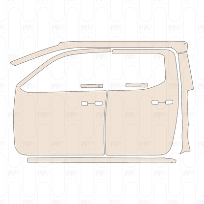 Pre-Cut PPF Toyota Tacoma Double Cab TRD Sport 2025