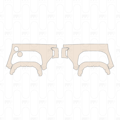 Pre-Cut PPF Toyota Tacoma Double Cab TRD Sport 2025