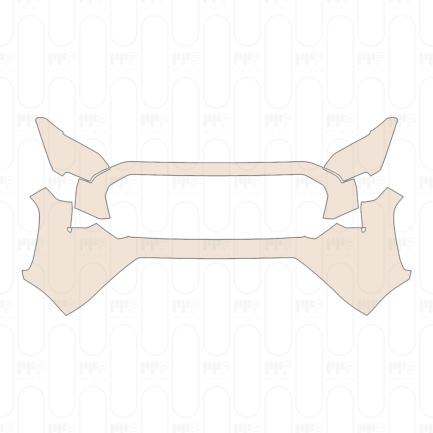 Pre-Cut PPF Toyota Tacoma Double Cab TRD Sport 2025