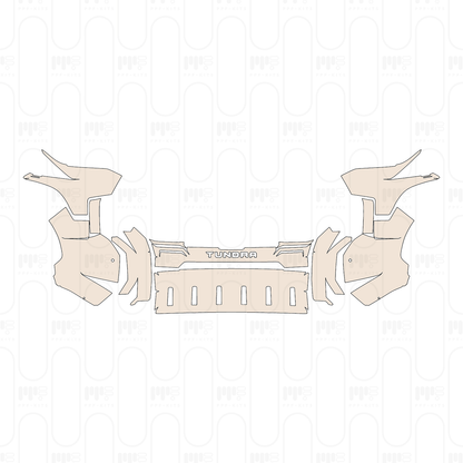 Pre-Cut PPF Toyota Tundra CrewMax SR 2022