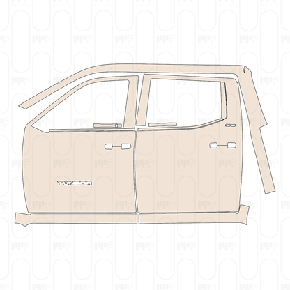 Pre-Cut PPF Toyota Tundra CrewMax SR5 2023