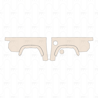 Pre-Cut PPF Toyota Tundra CrewMax SR 2022