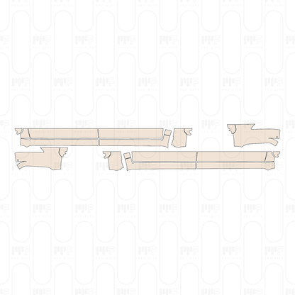 Pre-Cut PPF Toyota Tundra CrewMax SR 2022