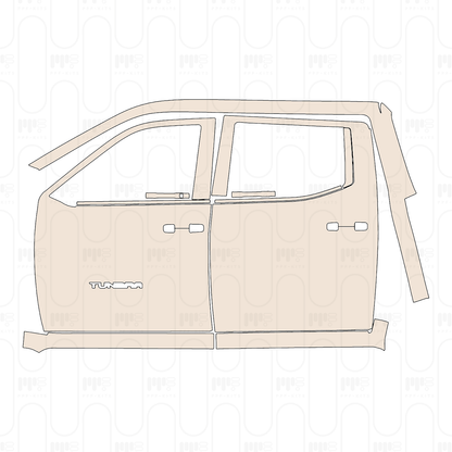 Pre-Cut PPF Toyota Tundra CrewMax SR 2022