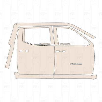 Pre-Cut PPF Toyota Tundra CrewMax SR 2022