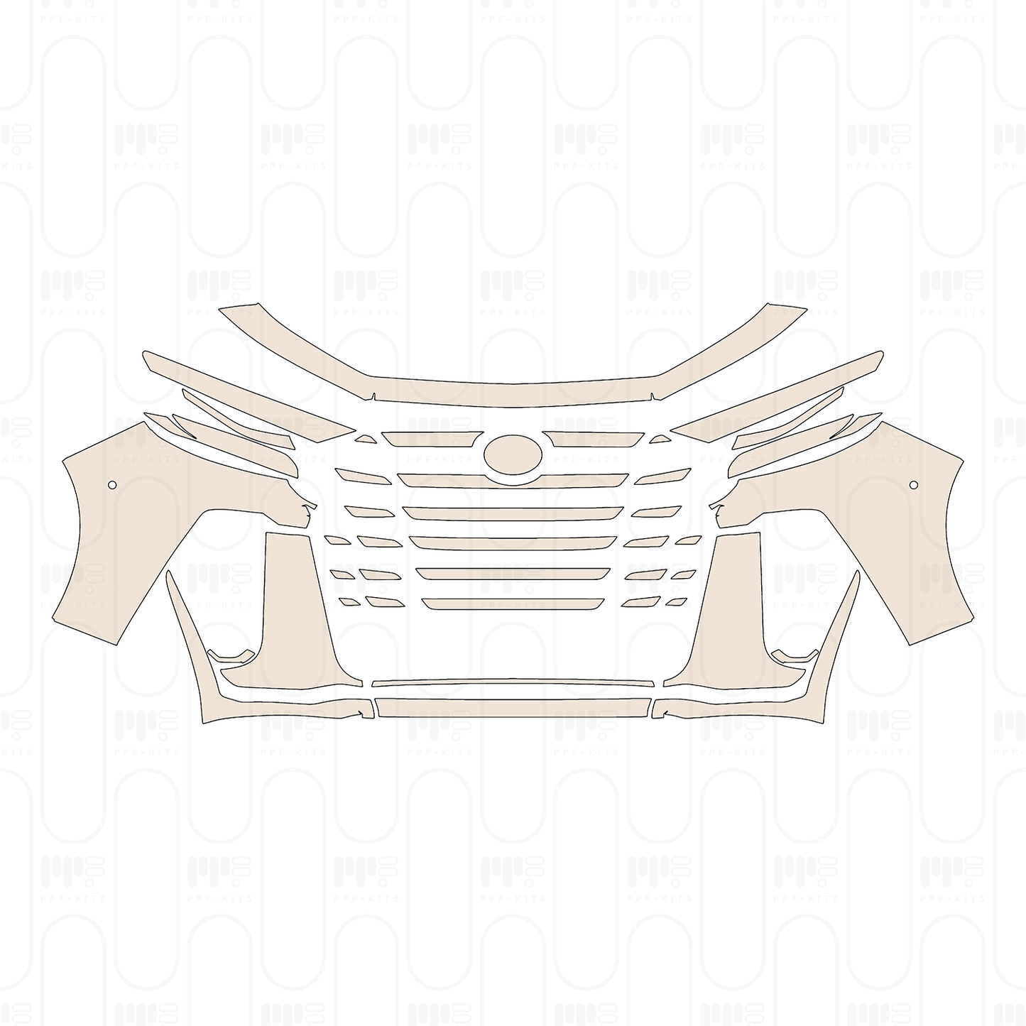 Pre-Cut PPF Toyota Vellfire 2024