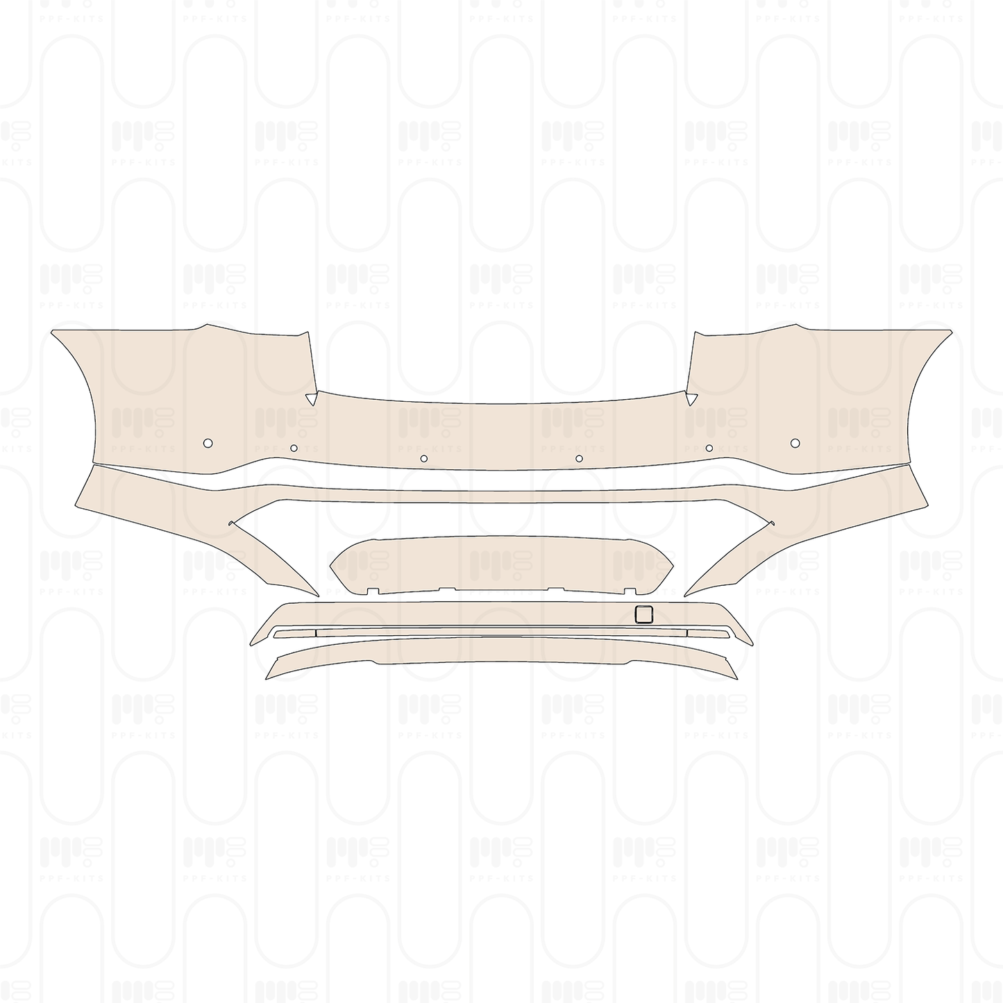 Pre-Cut PPF Volkswagen ID.7 Base 2023