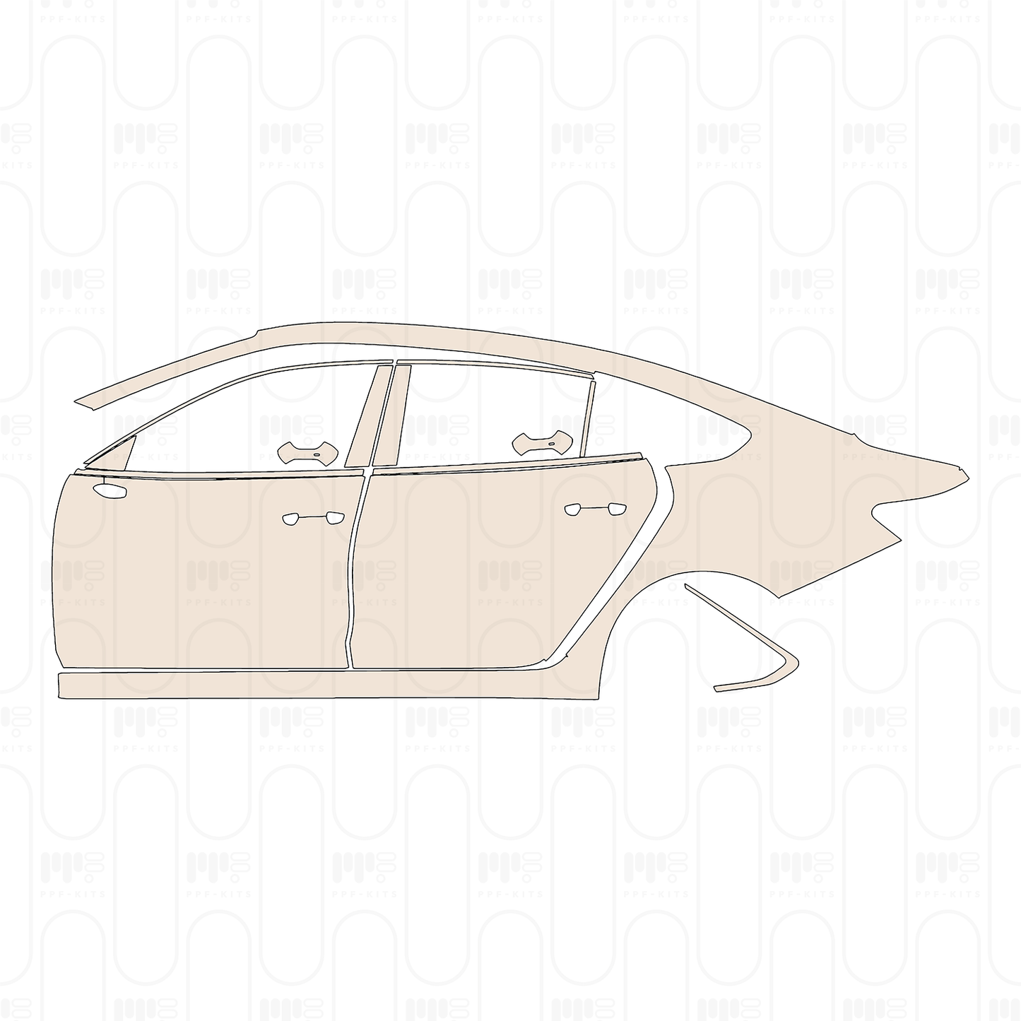 Pre-Cut PPF Volkswagen Magotan 2024