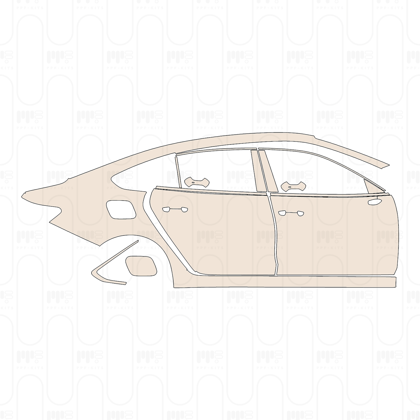 Pre-Cut PPF Volkswagen Magotan 2024