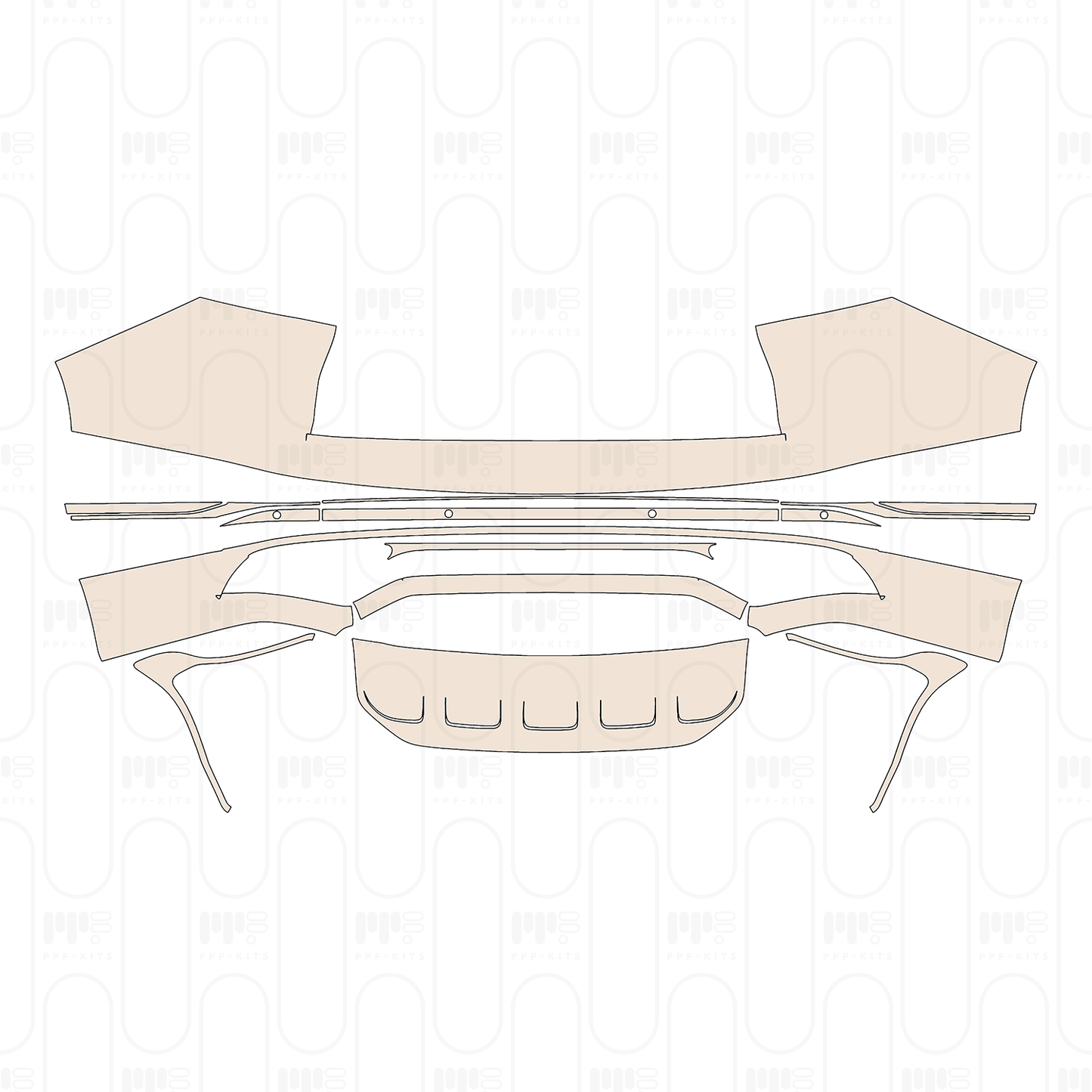 Pre-Cut PPF Volkswagen Talagon R-Line 2023
