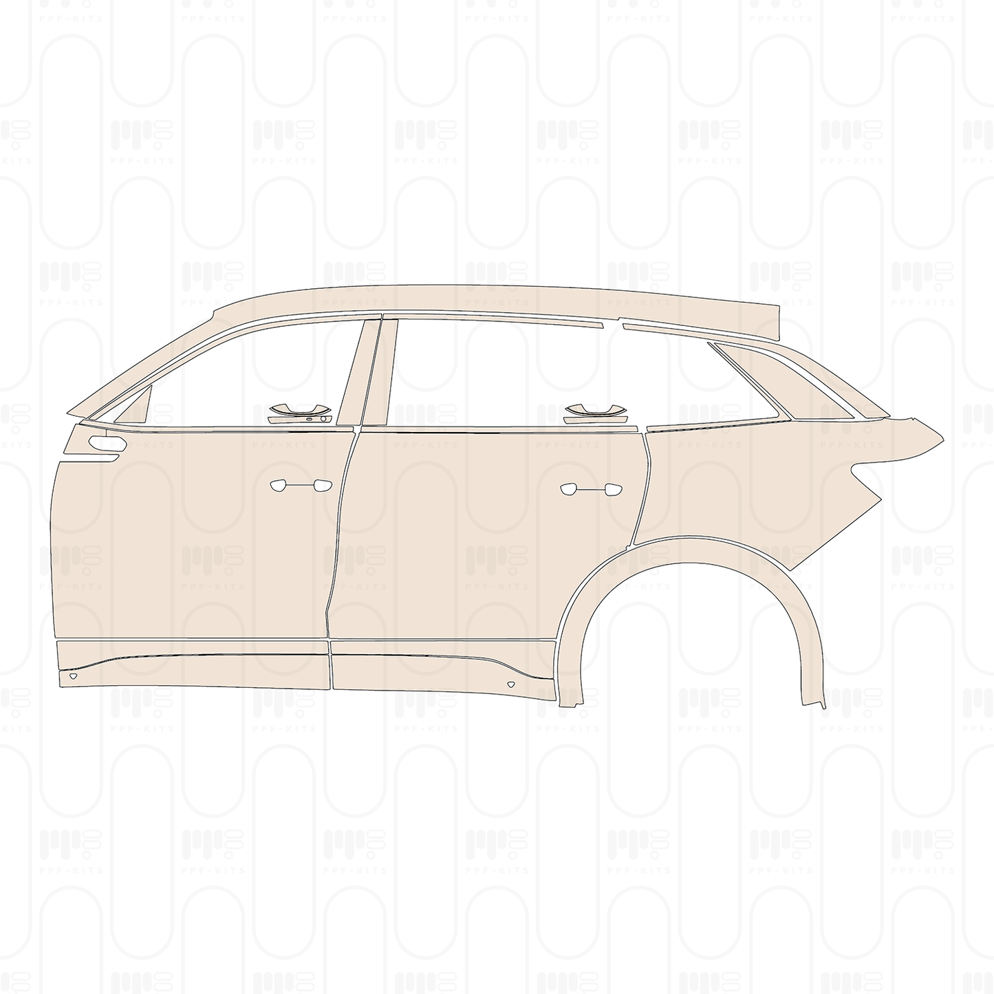 Pre-Cut PPF Volkswagen Tavendor R-Line 2024