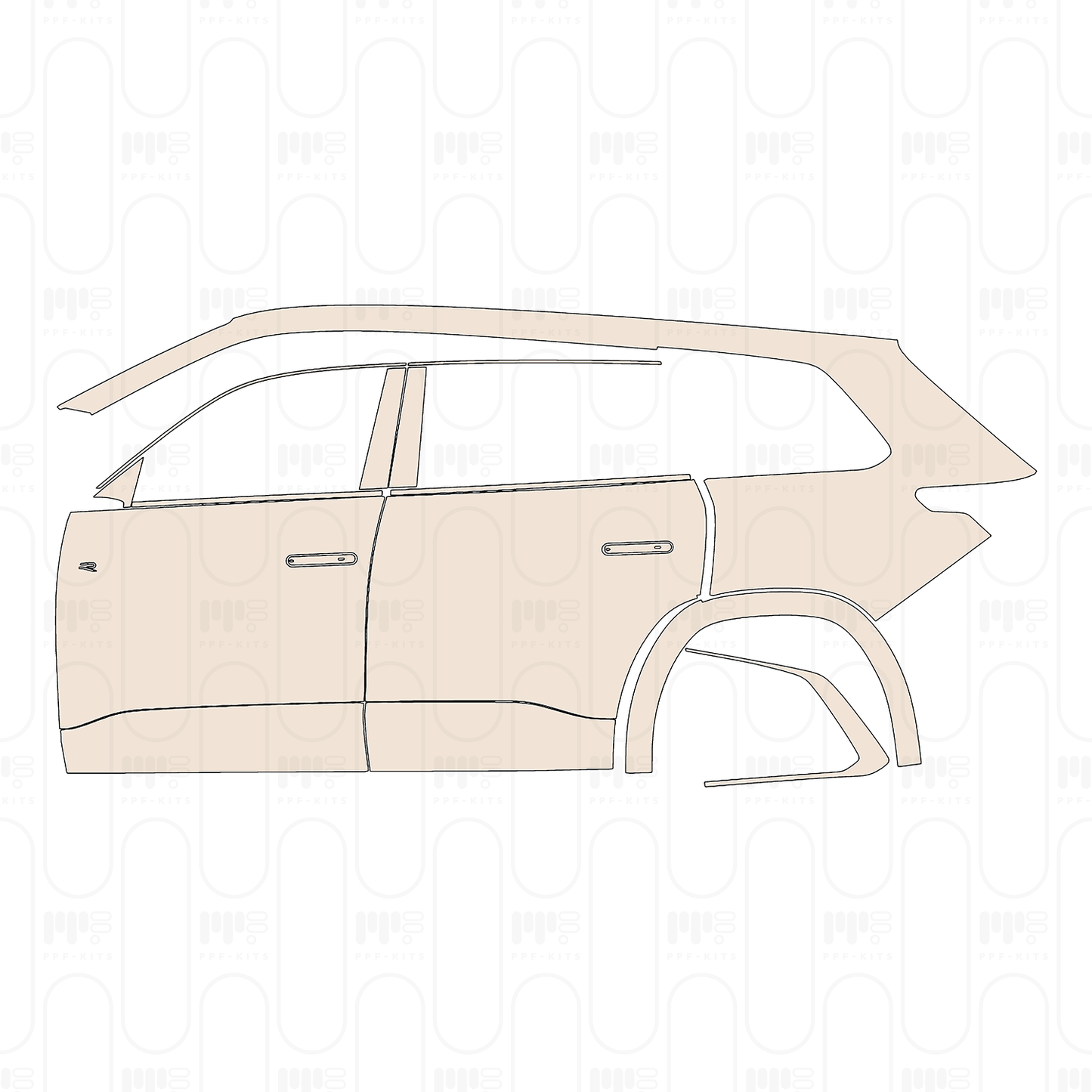 Pre-Cut PPF Volkswagen Teramont Pro R-Line 2025