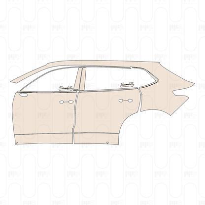Pre-Cut PPF Volkswagen Tiguan L Pro Base 2024