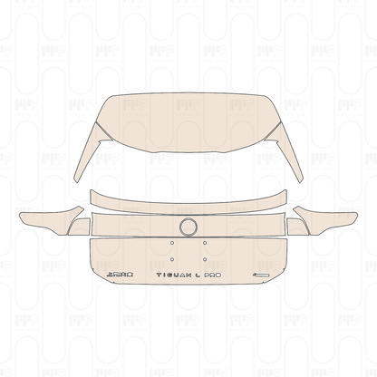 Pre-Cut PPF Volkswagen Tiguan L Pro R-Line 2024
