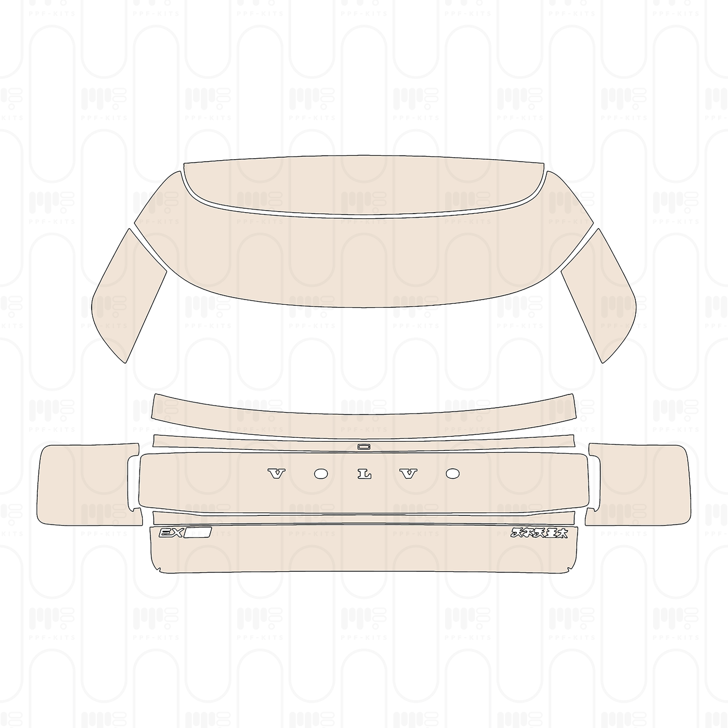 Volvo EX30 2025 – Pre-Cut PPF
