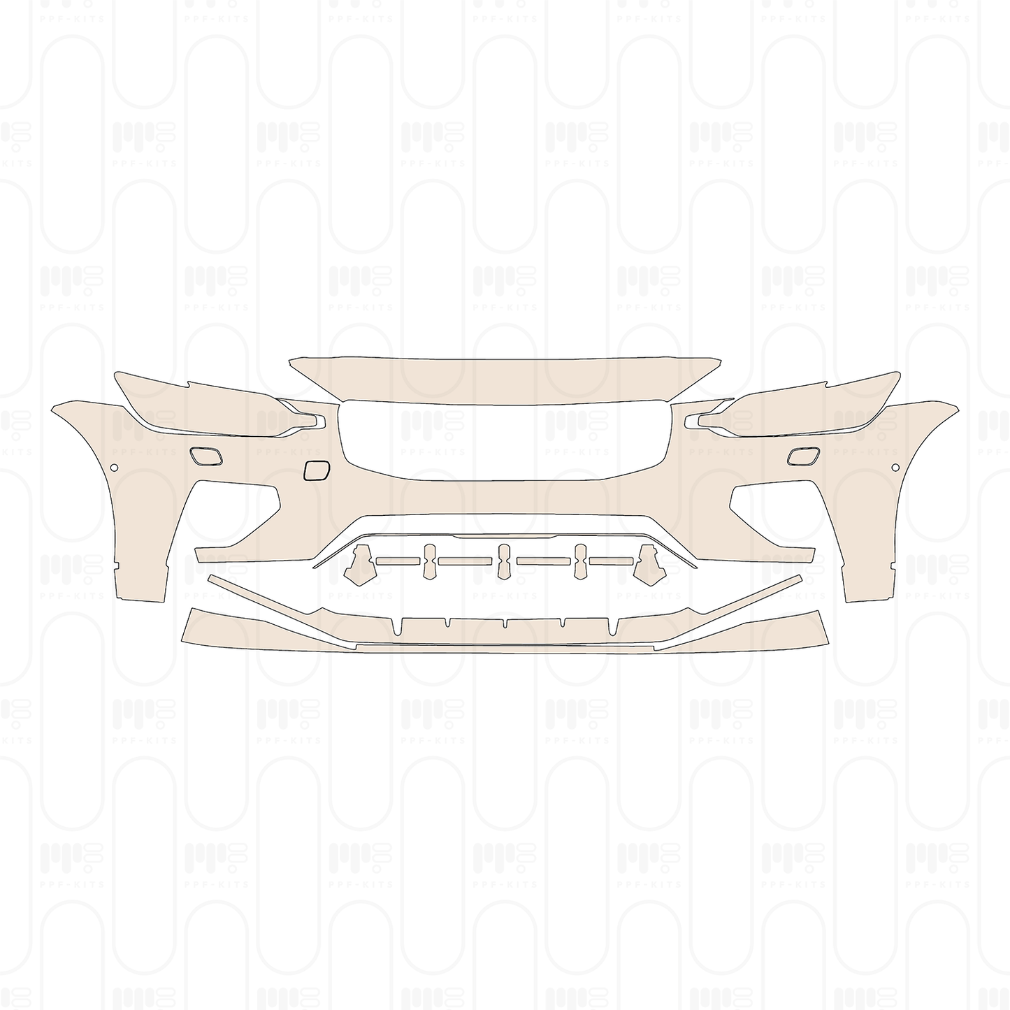 Pre-Cut PPF Volvo S60 R-Design 2023