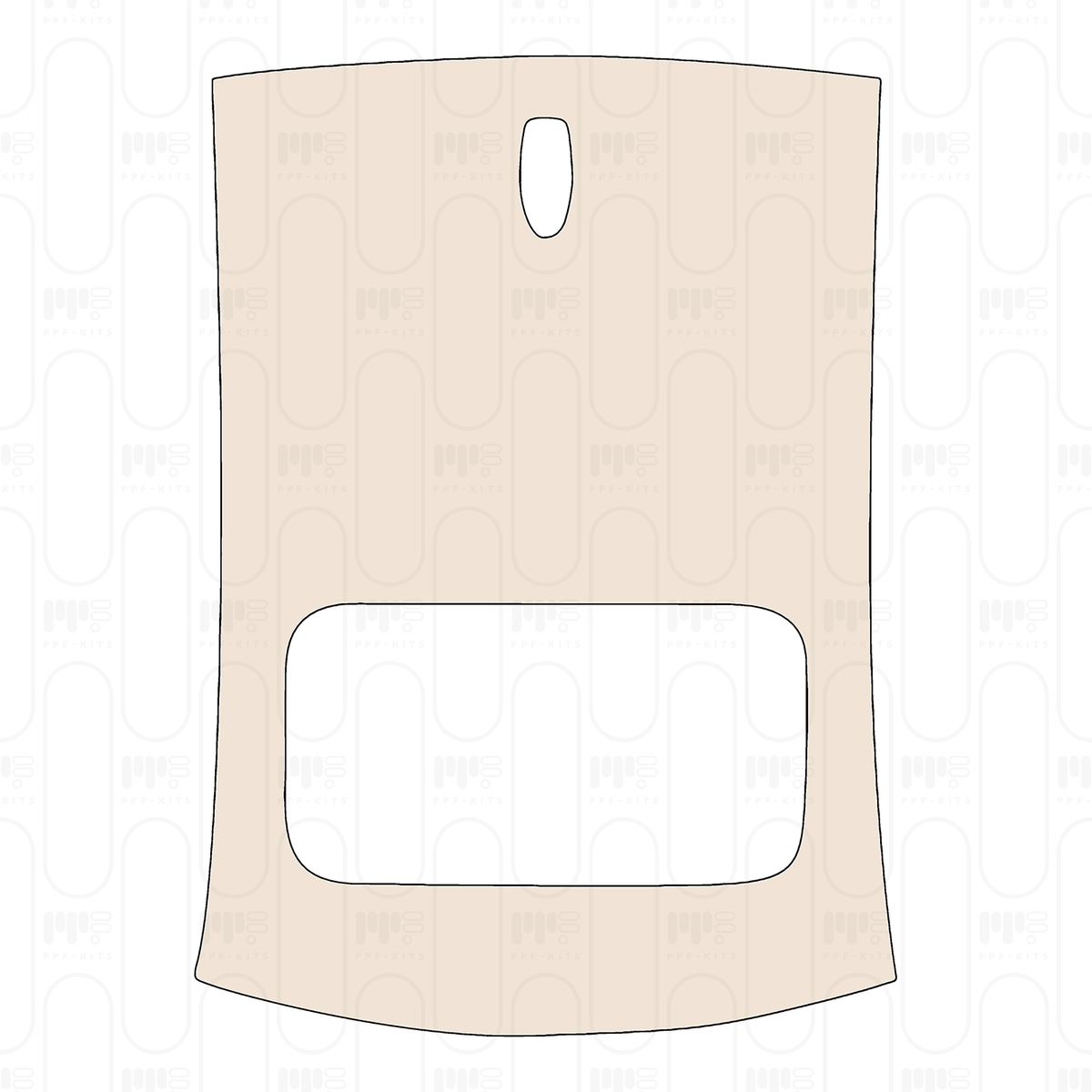 Pre-cut PPF pattern: Roof - Volvo