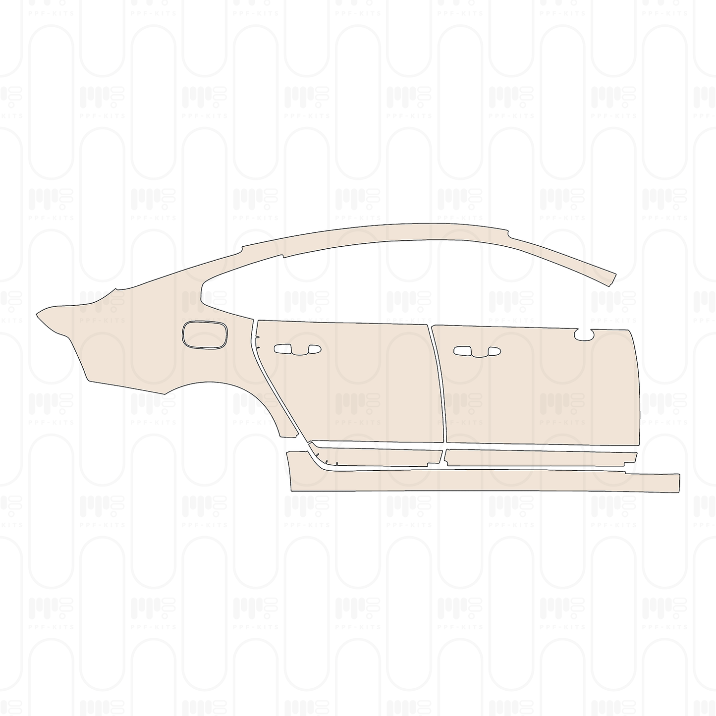 Pre-Cut PPF Volvo S90 Standard Wheelbase Inscription 2023