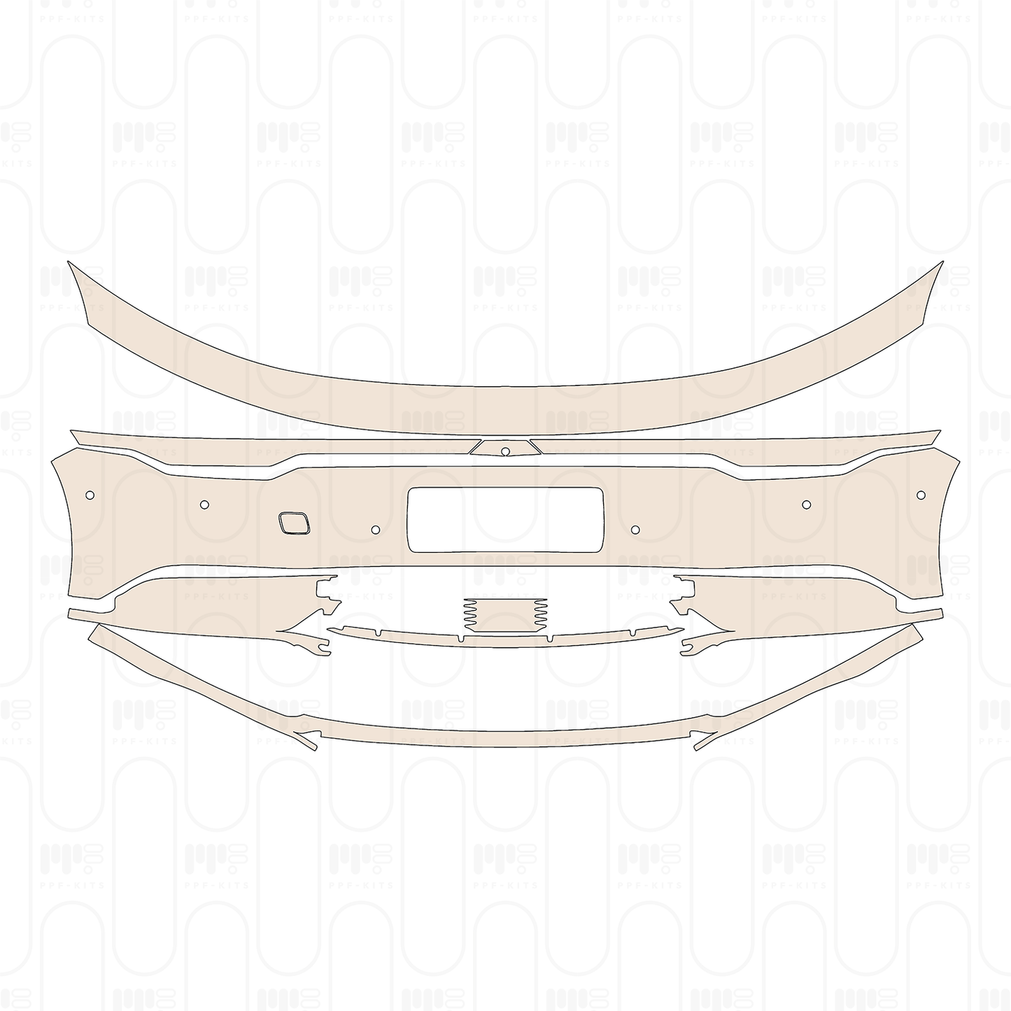 Pre-Cut PPF Zeekr 007 2025