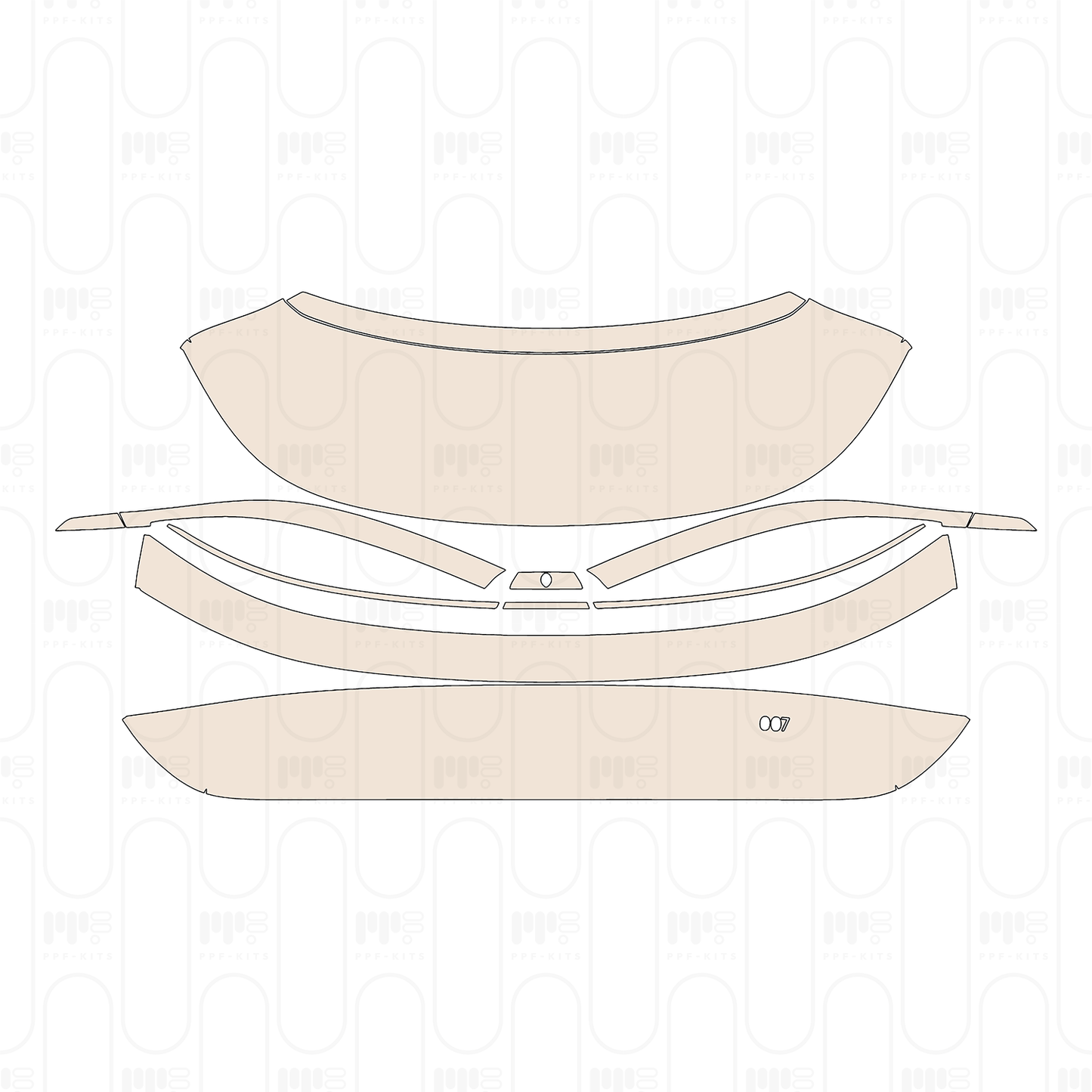Pre-Cut PPF Zeekr 007 2025