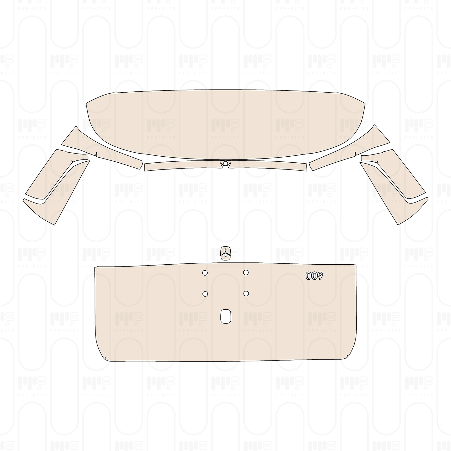 Pre-Cut PPF Zeekr 009 Grand 2024