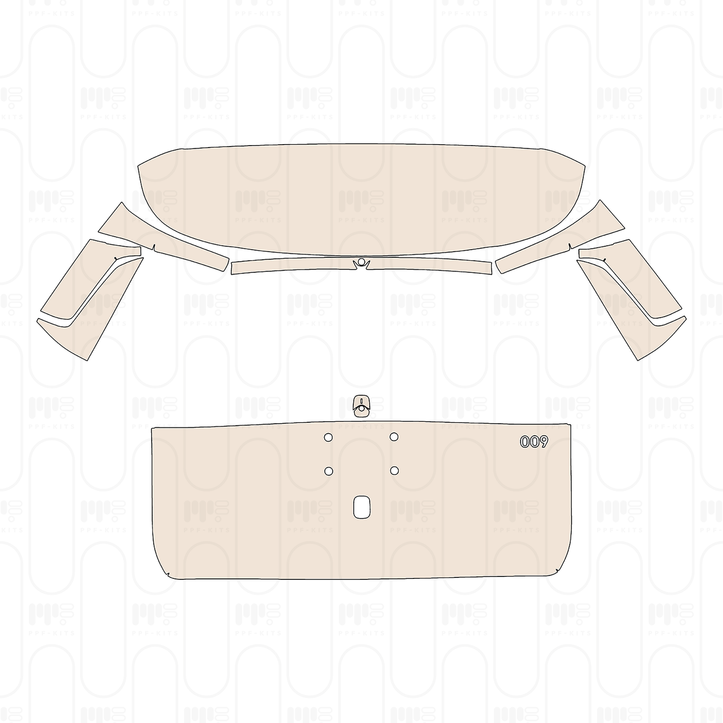 Pre-Cut PPF Zeekr 009 Base 2024