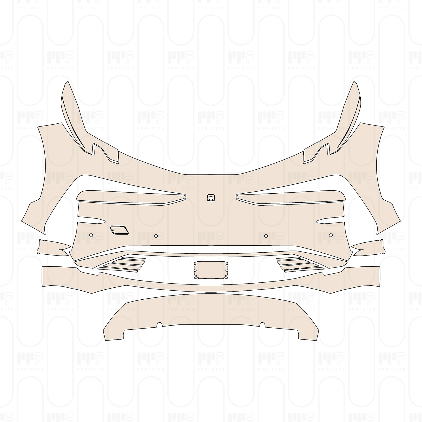 Pre-Cut PPF Zeekr X 2023