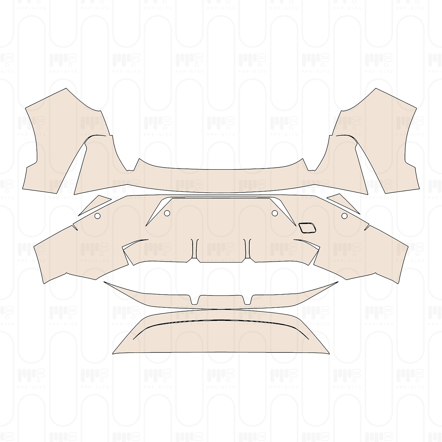 Pre-Cut PPF Zeekr X 2023